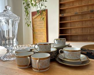 Charles Field Haviland Limoges Pascale cups and saucers