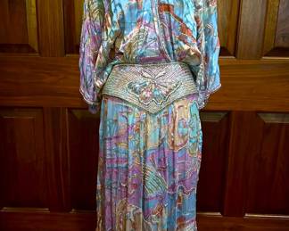 1980s beaded dress by Judith Ann Creations