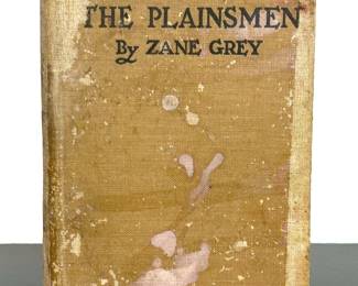 Book, The Last Of The Plainsmen by Zane Grey 