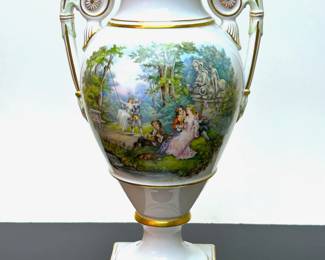 Meissen Porcelain Vase .......To register so you can place bids go to www.capitolsalesservices.hibid.com