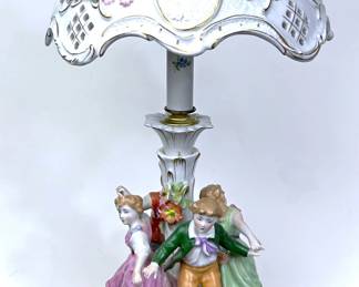  Von Schierholz Porcelain lamp