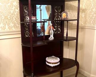 Antique Eterge Display Cabinet