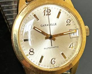 Vintage Men's Caravelle automatic wristwatch 