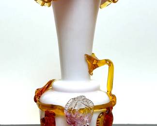 Victorian Glass Vase 