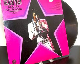 Vintage Elvis LP album, Elvis sings hits from his movies