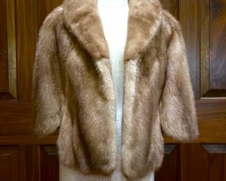 Vintage mink stole that was sold through J. M. Dyer Co which was a high in regional department store based in Corsicana, TX during most of the 20th century 
