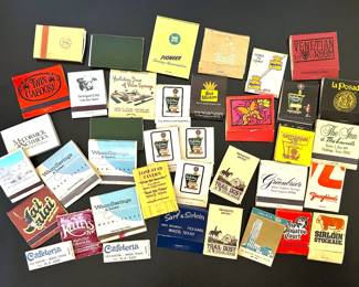 Vintage 1950s & 60s matchbooks 