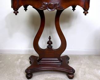 Vintage Victorian style parlor end table, circa 1950