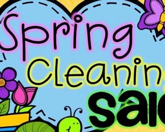 spring cleeaning sale