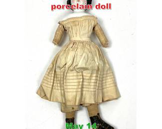 Lot 432 Early German porcelain doll