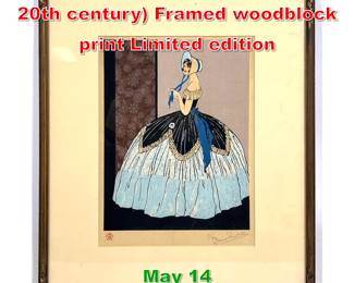 Lot 418 Gilbert Rumbold British 20th century Framed woodblock print Limited edition