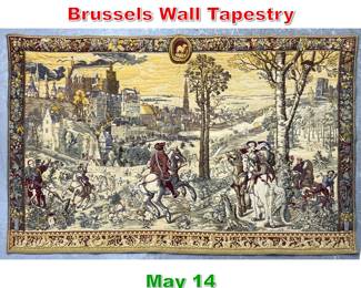 Lot 497 Contemporary Medieval Brussels Wall Tapestry