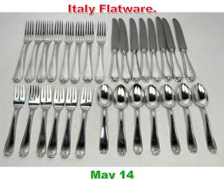 Lot 368 29 pcs Buccellati Italy Flatware. 