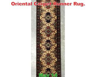 Lot 555 2 8 x 9 10 Handmade Oriental Carpet Runner Rug. 