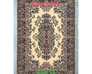 Lot 546 6 5 X 4 Handmade Oriental Carpet Rug.