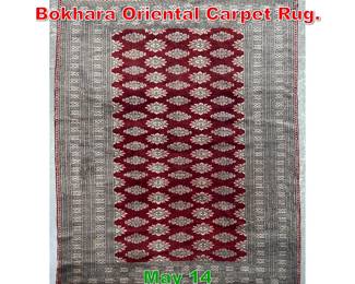 Lot 543 6 2 x 9 4 Handmade Bokhara Oriental Carpet Rug. 