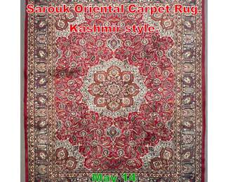Lot 541 9 5 x 12 11 Handmade Sarouk Oriental Carpet Rug. Kashmir style. 