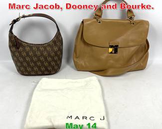 Lot 27 2 Vintage Purse Handbags. Marc Jacob, Dooney and Bourke. 