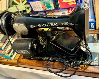 Vintage Singer sewing machine
