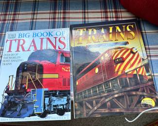 Train book collection