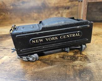 Vtg. Marlines Marx Tin O Gauge New York Central Coal Tender Train Car 
