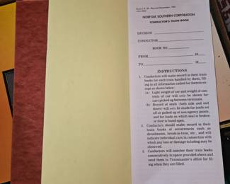 Norfolk Southern Conductor's Train Book!