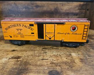 Vtg. Gilbert American Flyer S Scale NP947 Main Street of the Northwest Refrigerator Car 