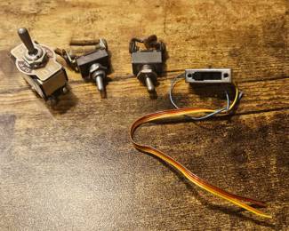 Vtg. Model Railroad Accessories On/Off Power Switches - Set of 4!!