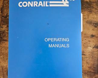 Conrail Operating Manuals 1999 in Blue Binder