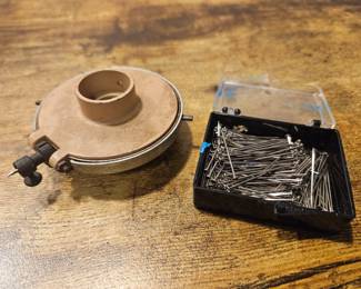 Vtg. American Flyer S Scale Talking Station Sound Reproducer Speaker & Steel Needles (no horn)