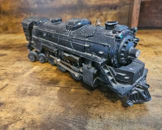 Vtg. Lionel 072 Electric Toy Train 2026 Prairie Steam Locomotive Black Metal Post War 
