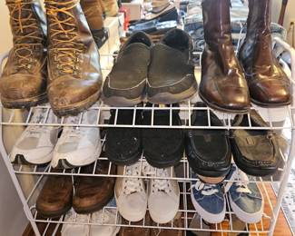 Vibram Men’s Steel Toe Military Boot, Florsheim Men's Beatle Bootie, J Slides Ladies Shoes, Etc!
