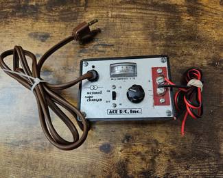 Vtg. Metered Vari-Charger Ace R/C Battery Charger VB7