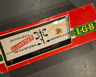 Vtg. LGB Lehmann Gross Bahn Anheuser-Busch Budweiser Beer Car 4070 Boxed