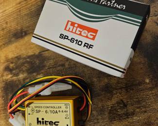 Vtg. Hitech Electronic Speed Controller 40610 SP-610 RF with Reverse Boxed 