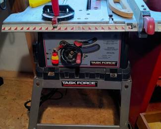 Task Force 10” Bench Table Saw w/Stand #229647!
