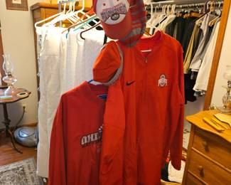 Goooooo Bucks! Storm Fit Ohio State ¼ Zip Jacket,
Holloway Ohio State Championship Jacket, Vtg Ohio State Top Of The World Brutus Hat!
