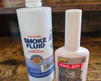 Bachmann Smoke Fluid for use with all Smoking Locomotives & ZAP Rail-Zip 2 Electric Contact Cleaner 