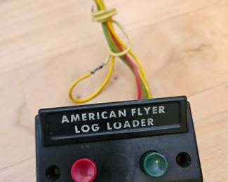 Vtg. American #751 Flyer 2-Button Log Loader Control w/ Wiring 