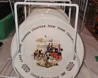 Vintage Railroad Plates!