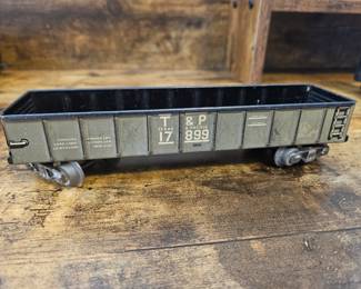 Vtg. Marx O Gauge Texas & Pacific 17899 Metal Tin Gondola 