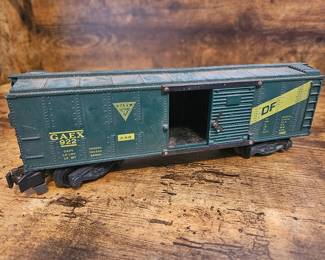 Vtg. Gilbert American Flyer Lines S Scale Freight GAEX 922 DF Box Car