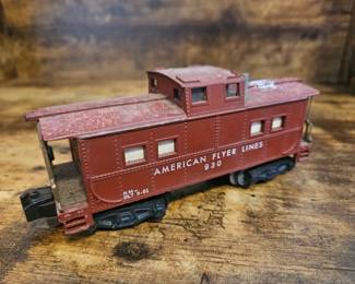 Vtg. Gilbert American Flyer Lines 930 Caboose Line Train Car S Gauge 