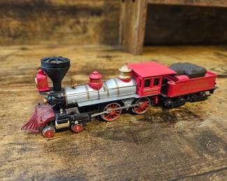 Vtg. Bachmann C.P.R.R. Jupiter Steam Locomotive & Coal Tender Train Car 
