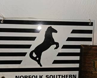 Metal Norfolk Southern Sign!