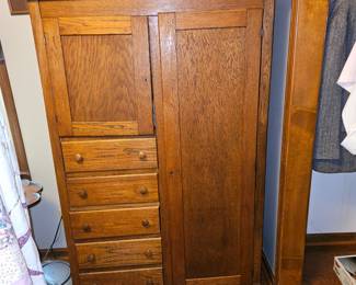 Antique Oak Armoire!