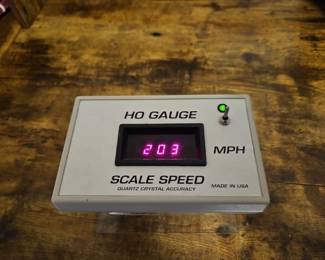 Vtg. HO Gauge MPH Model Train Scale Speed Detector