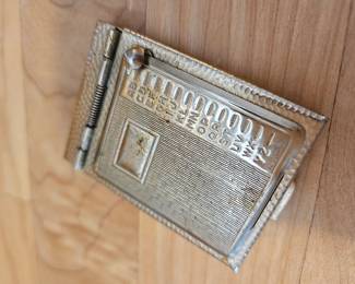 Vintage Miniature Gold-Tone Pop Up Address Book