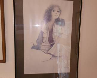 Edna Hibbel Hand Signed And Numbered Limited Edition Print Of Girl!
