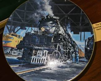 The Golden Age of American Railroads 1991 Hamilton Collection Plates!
